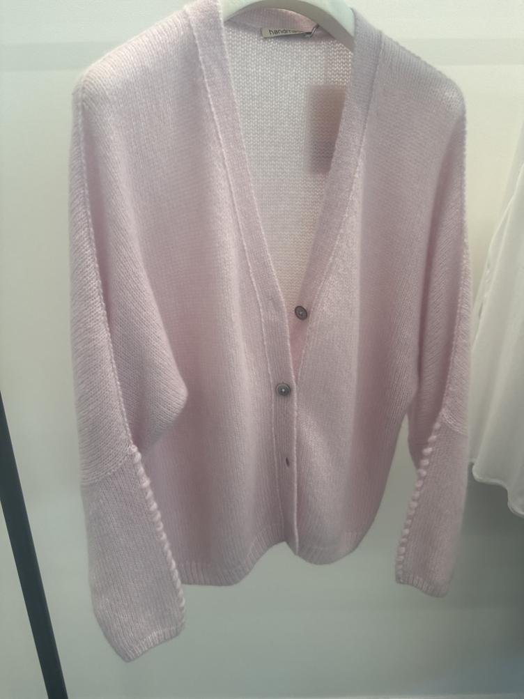 Cardigan Kordel Arm Amara sand