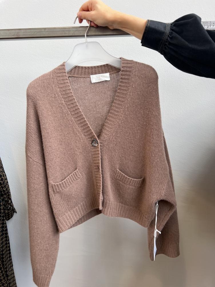 Jacke Boxy hazelnut
