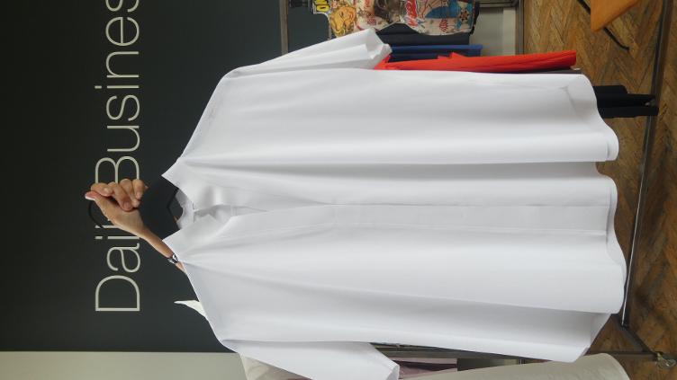 Bluse Frida kurzarm white