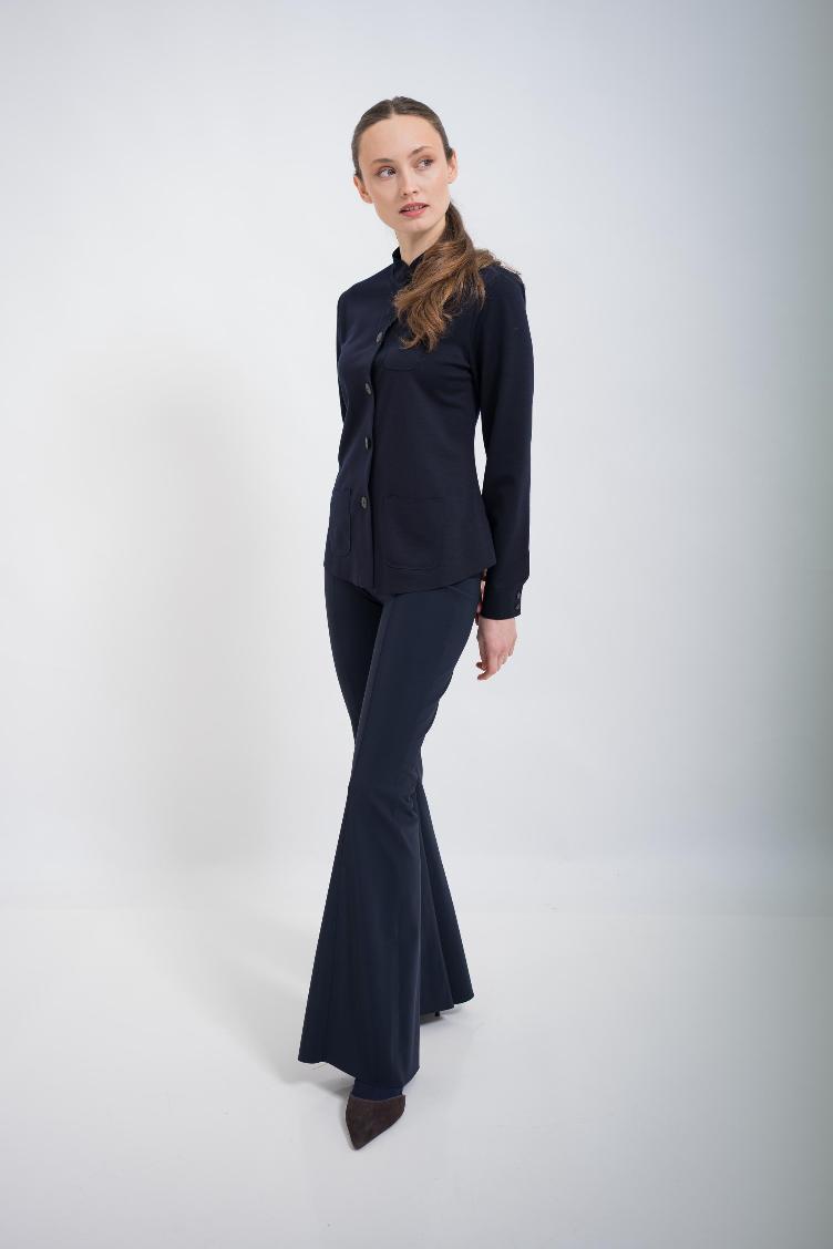 Jacke Joni Strick blau