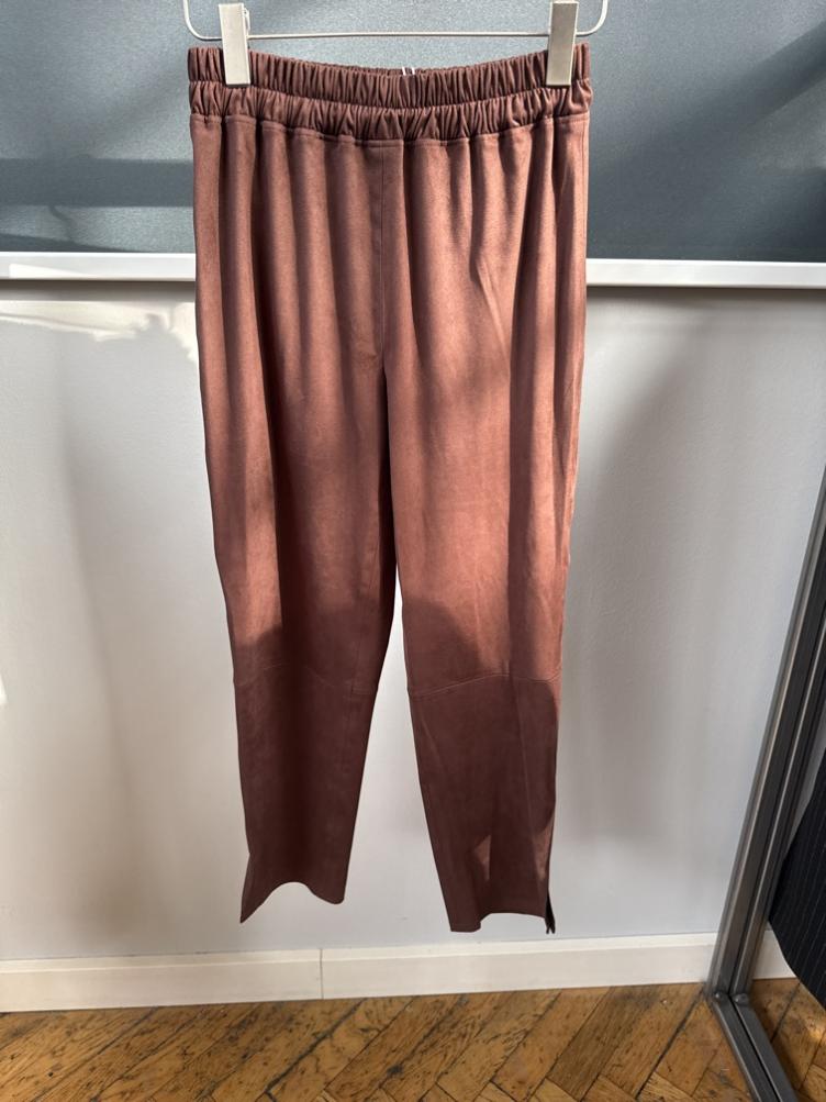 Hose Lederlook brown