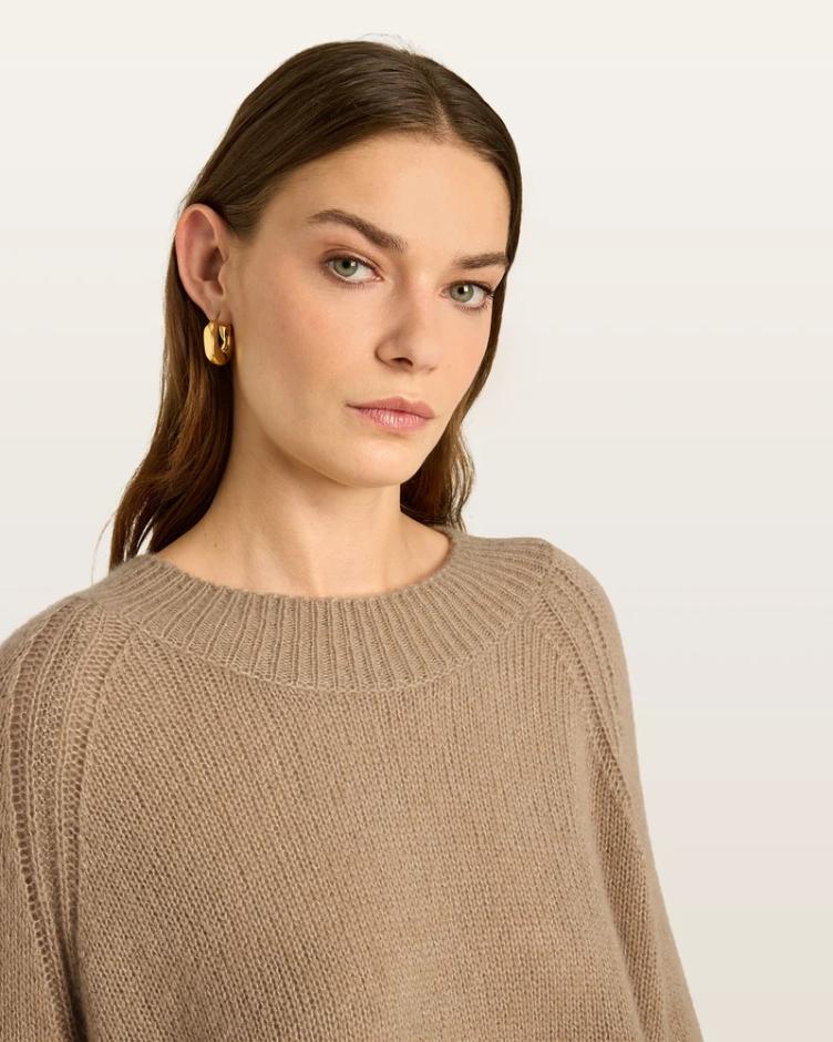 Pulli Cashmere/Seide Gatton wheat