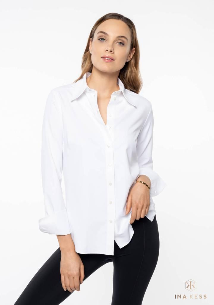 The Classy White Stretch Shirt