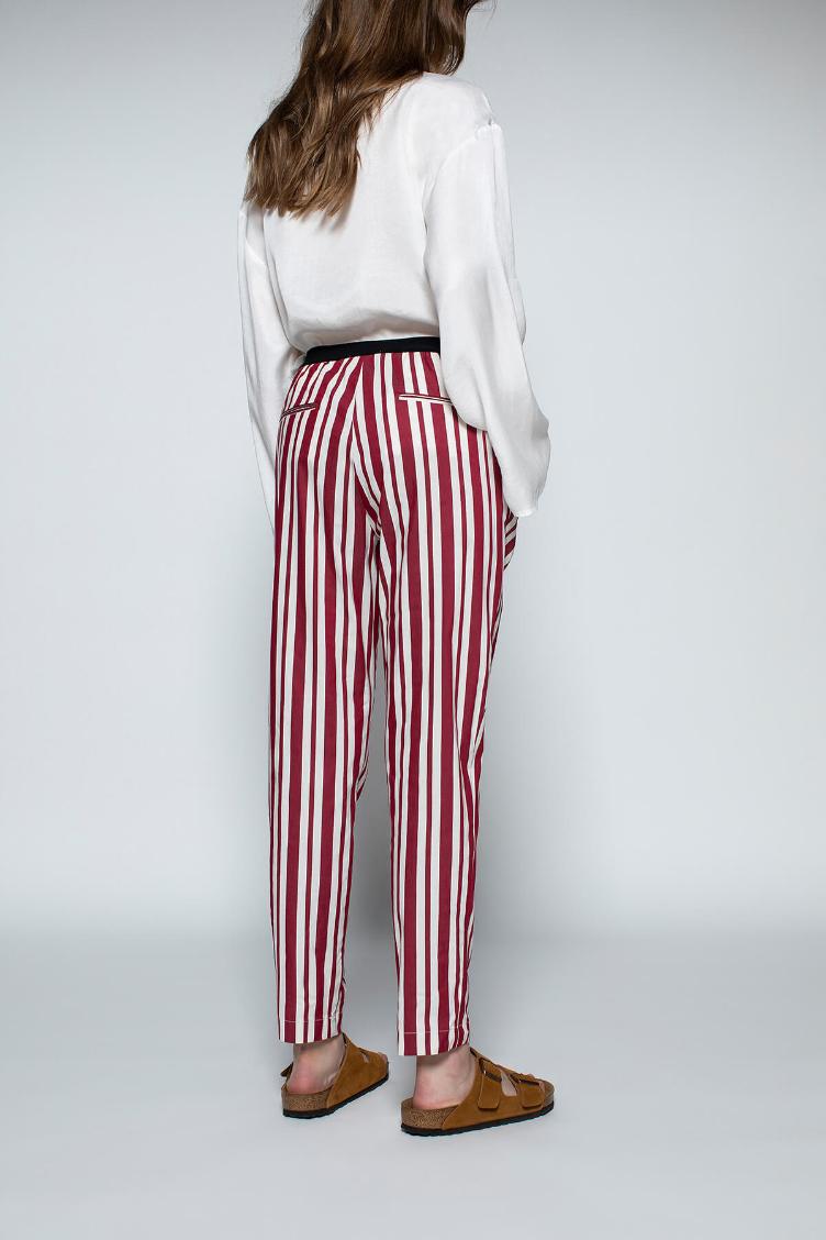 Streifenhose blau - 2