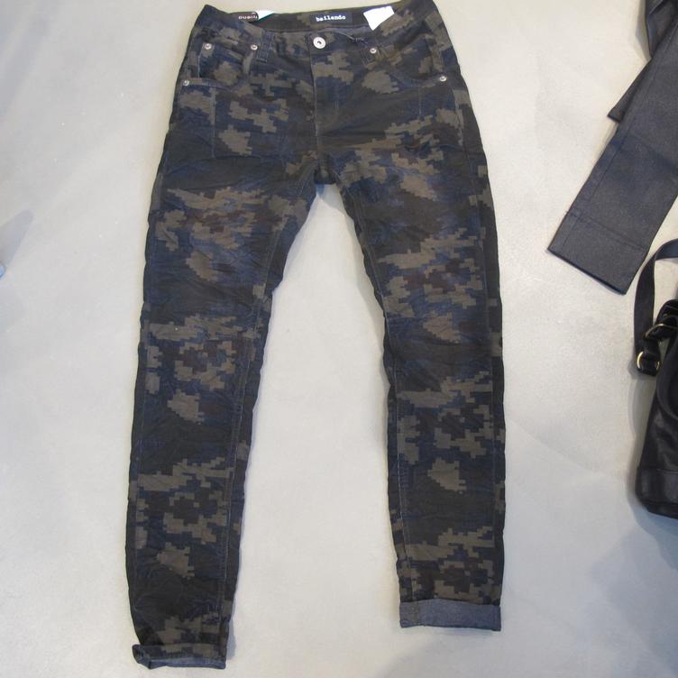 Hose schwarz camouflage