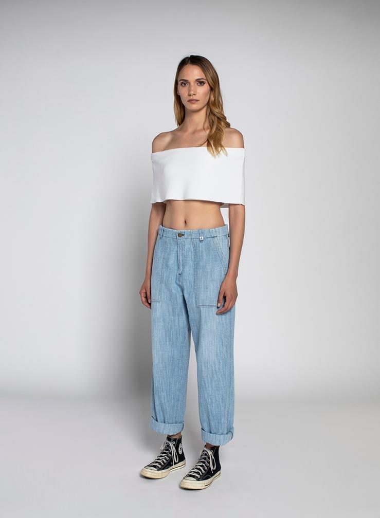 Hose jeansblau