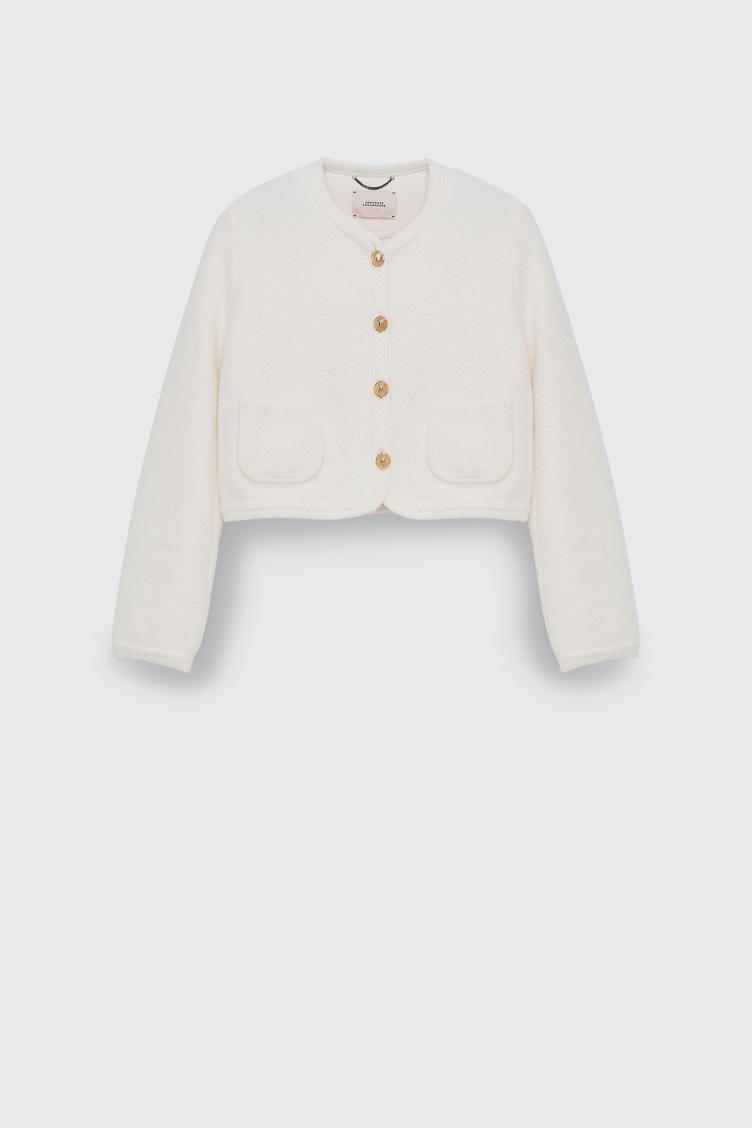 Jacke weiss