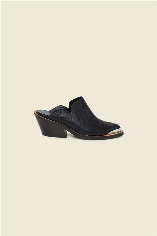 WESTERN SHINE Sandale pure black