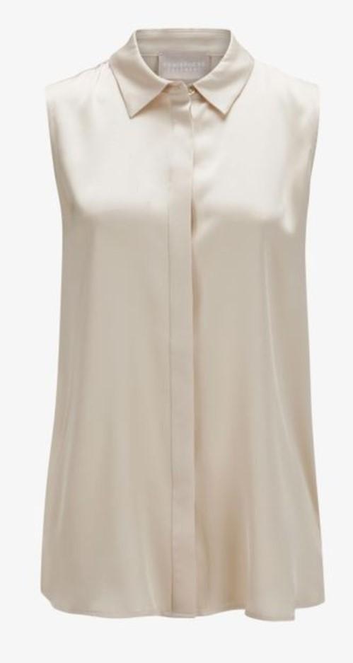 Bluse Seide white
