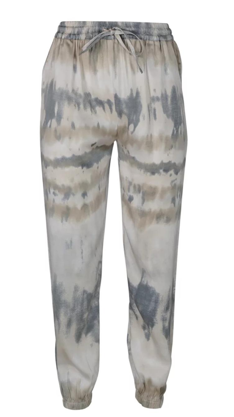 Hose Seide batik print