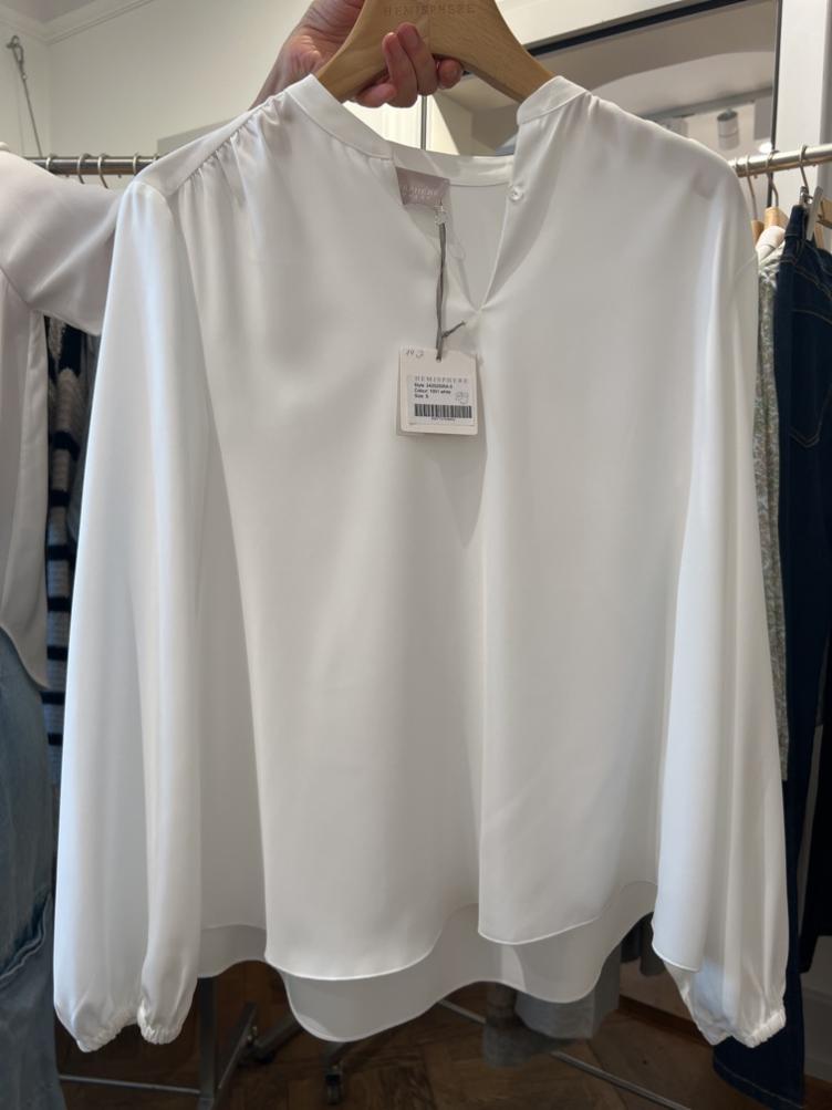 Bluse Polyester white