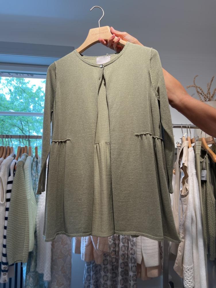 Strickjacke beige