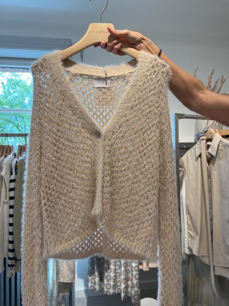 Cardigan camel