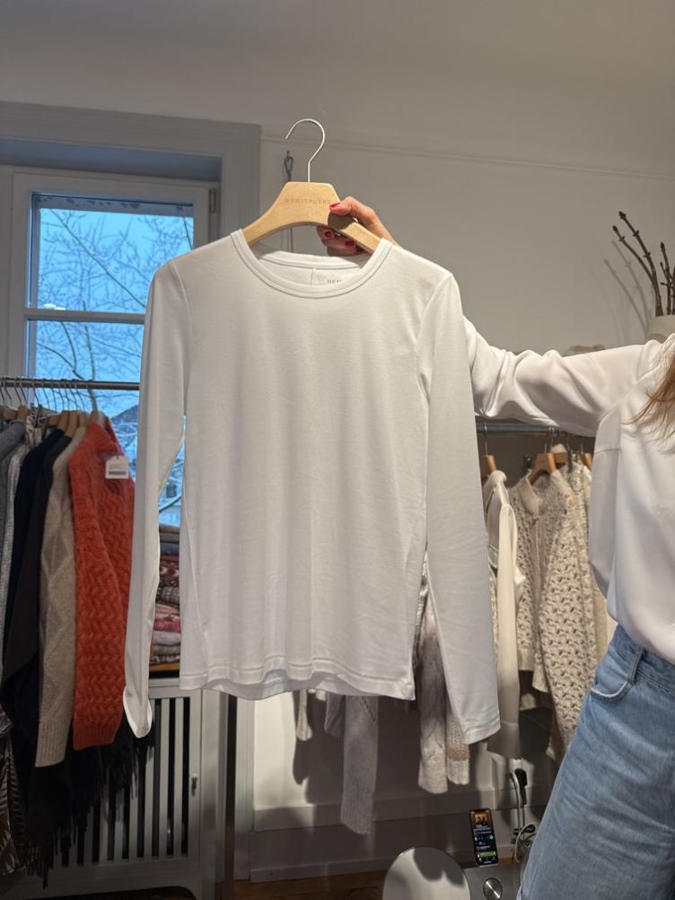 Shirt Langarm weiss