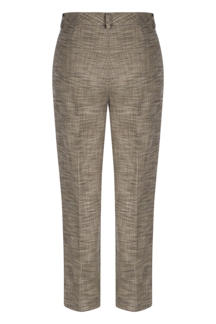 Olessa 7/8 modern check sand/weiss - 2