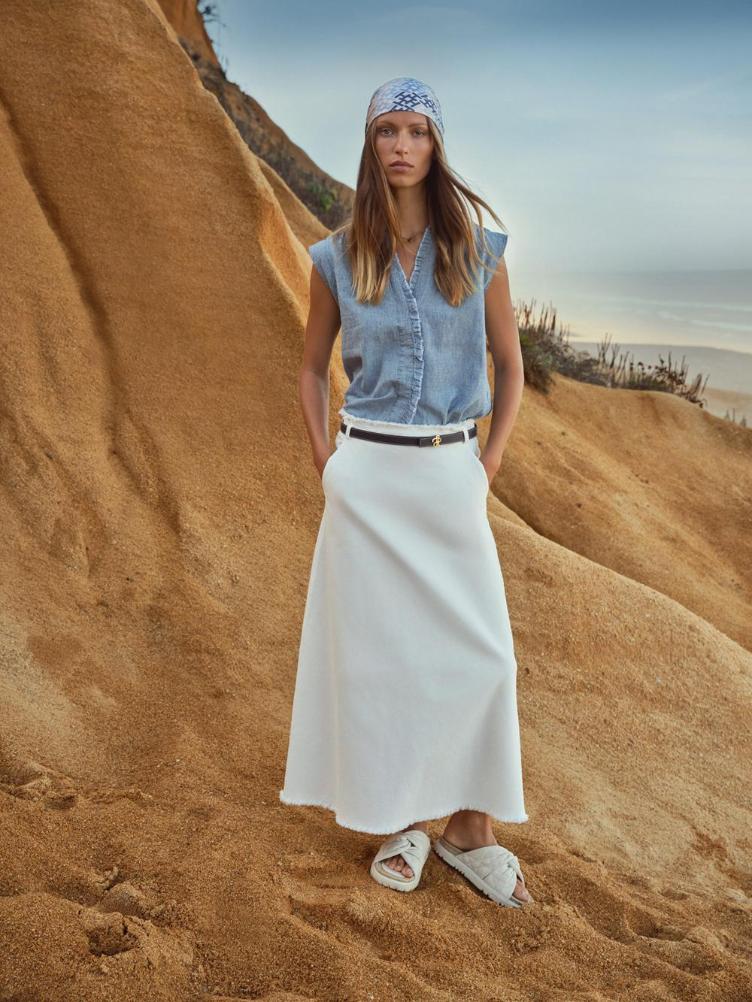 Bluse Ally denimblue