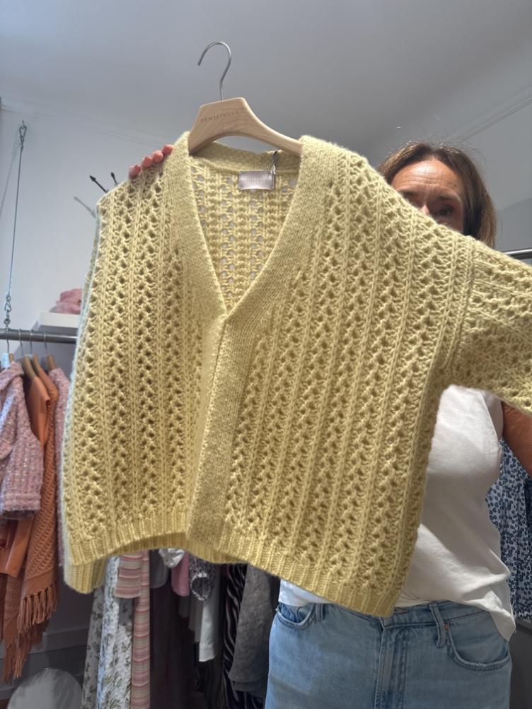 Cardigan Limone