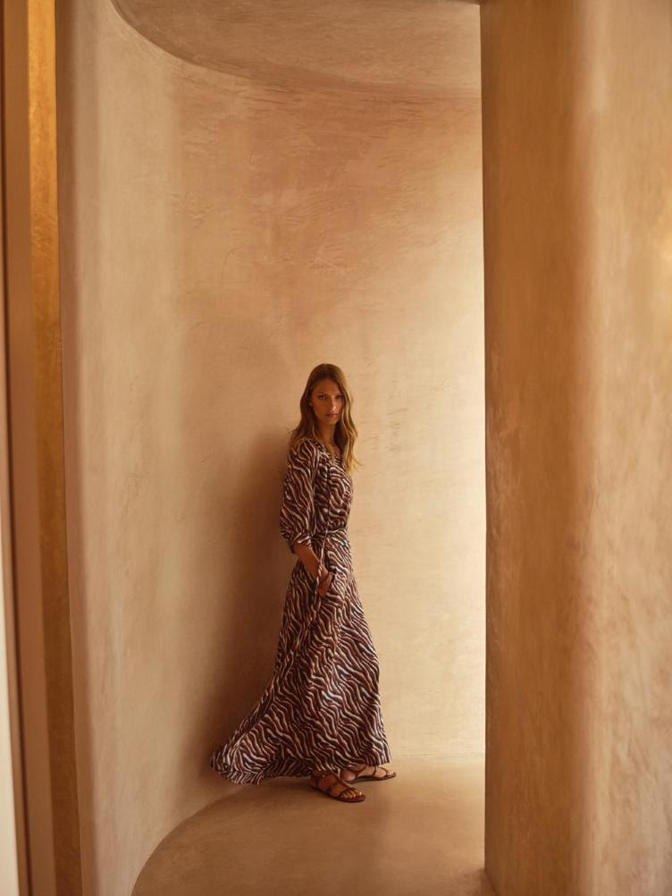 Bluse Fello animal print