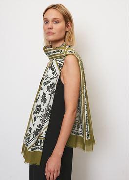 Scarf multi green