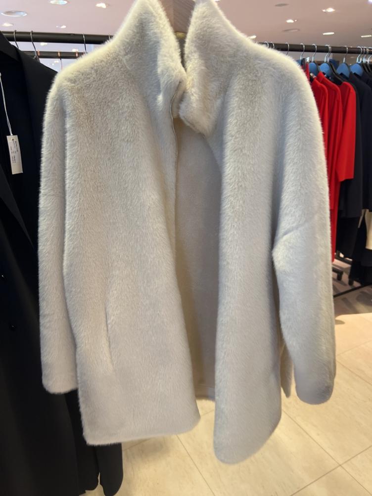 Fakefur Jacke Babsi off white - 0