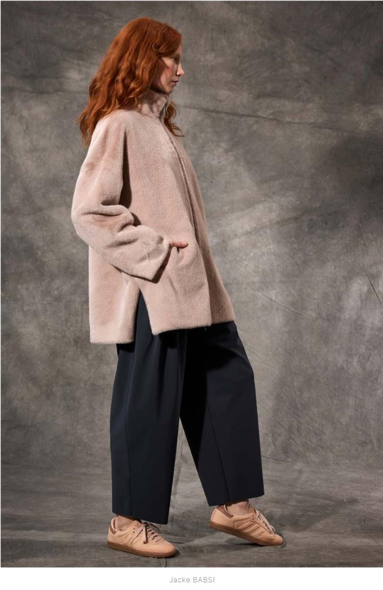 Fakefur Jacke Babsi off white