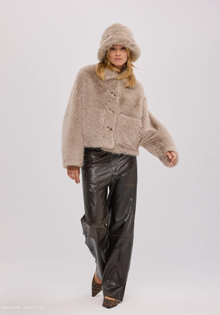 Mimi Kunstfellhut brown