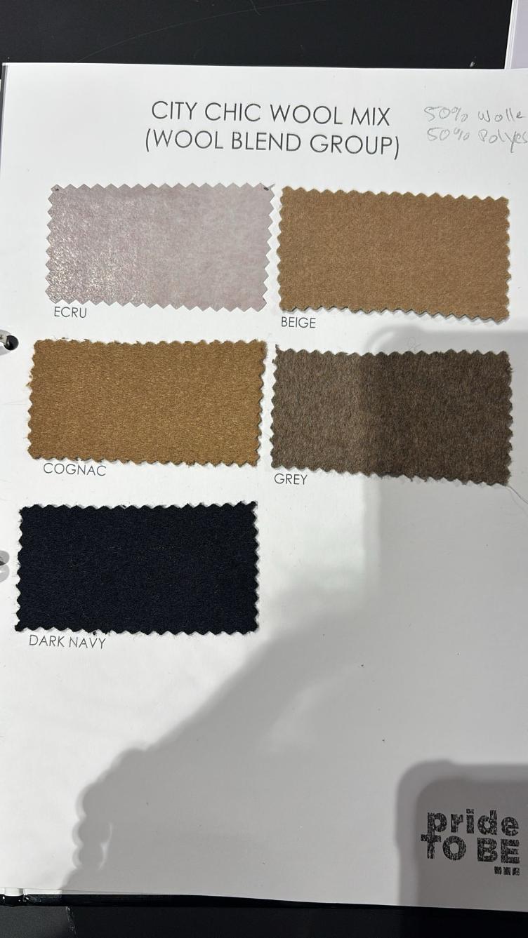 Mantel Cara Wool blend grey - 0