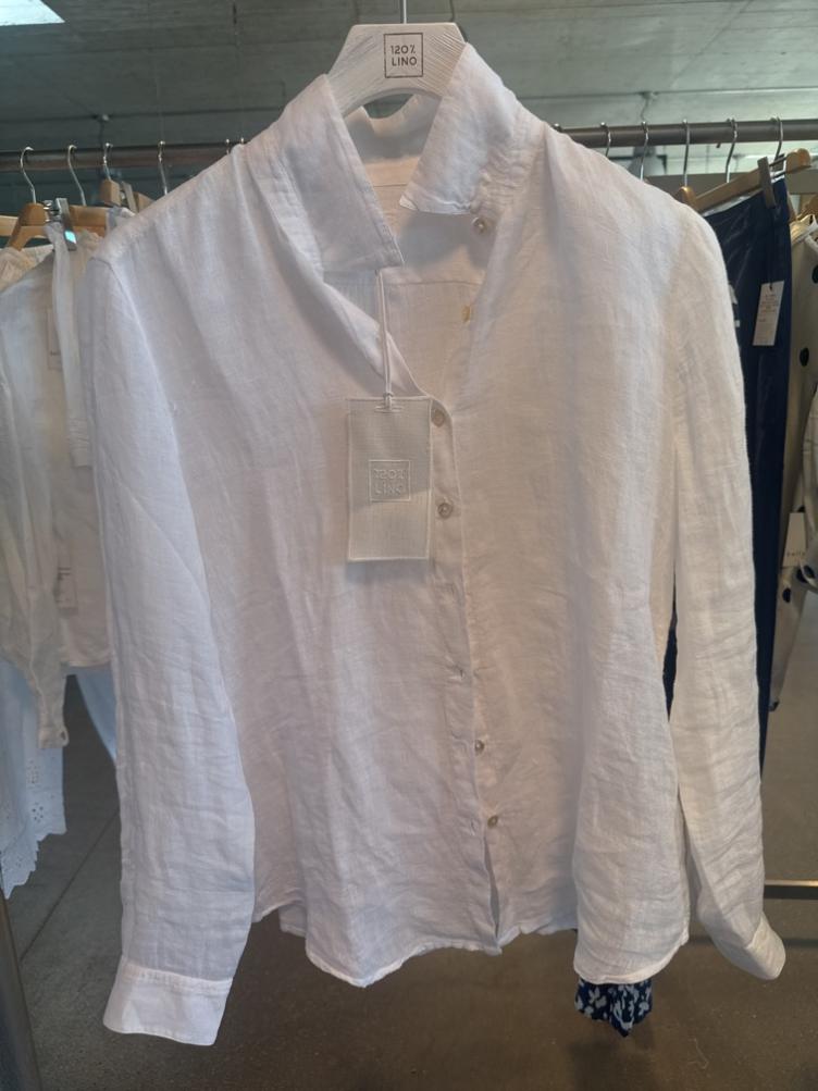 Leinenbluse White