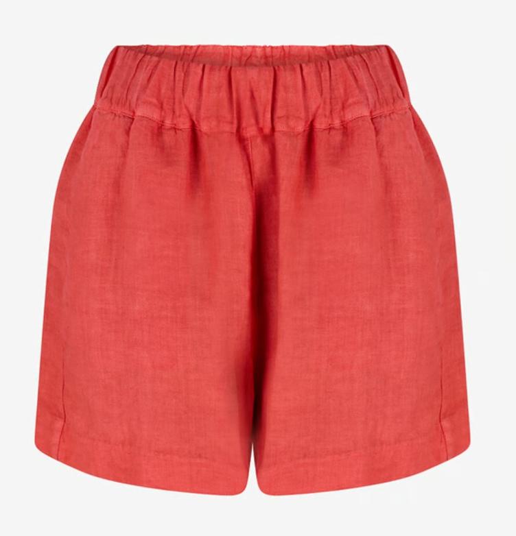 Leinen Shorts weiss