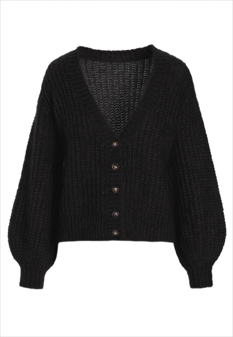 Strickjacke Cardi black