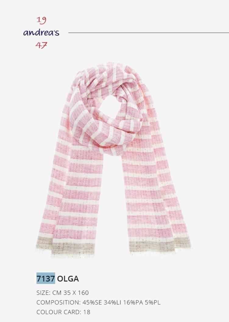 Schal Olga khaki - 1