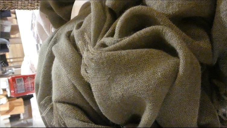 Schal Wrap Lux Solid khaki - 0