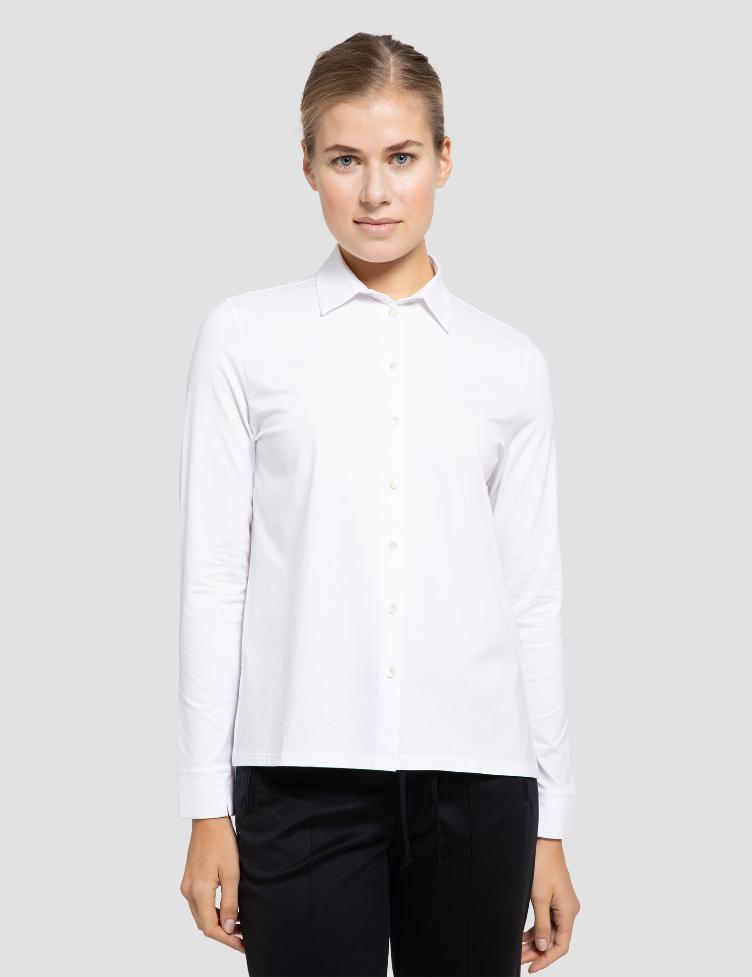 Jerseybluse Ada weiss