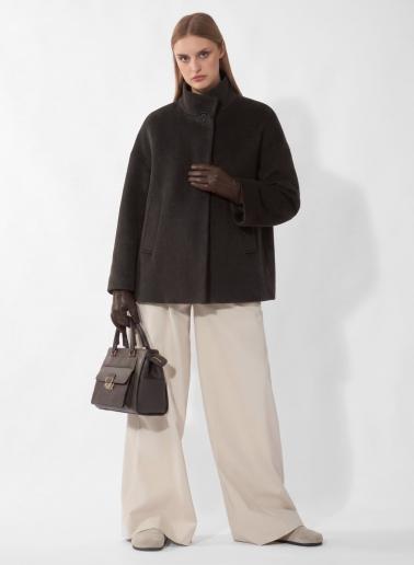 Outdoorjacke Wolle nero