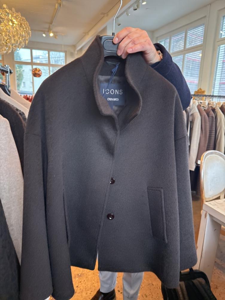 Outdoorjacke Wolle nero