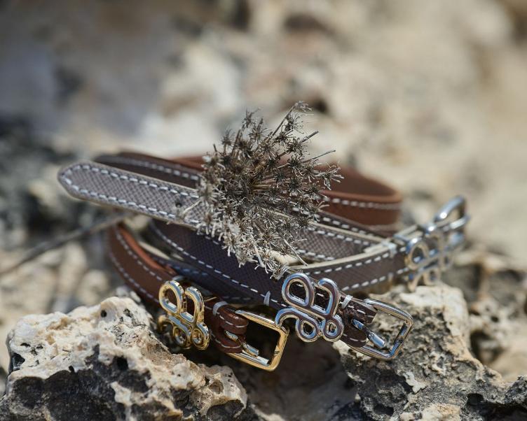 Armband braun/gold