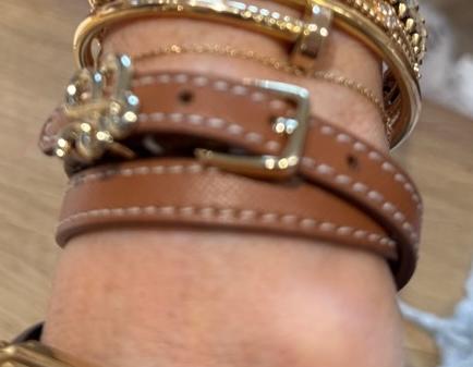 Armband khaki/gold