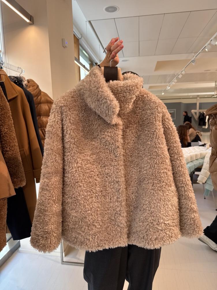 Jacke Soft Faux Fur Nero