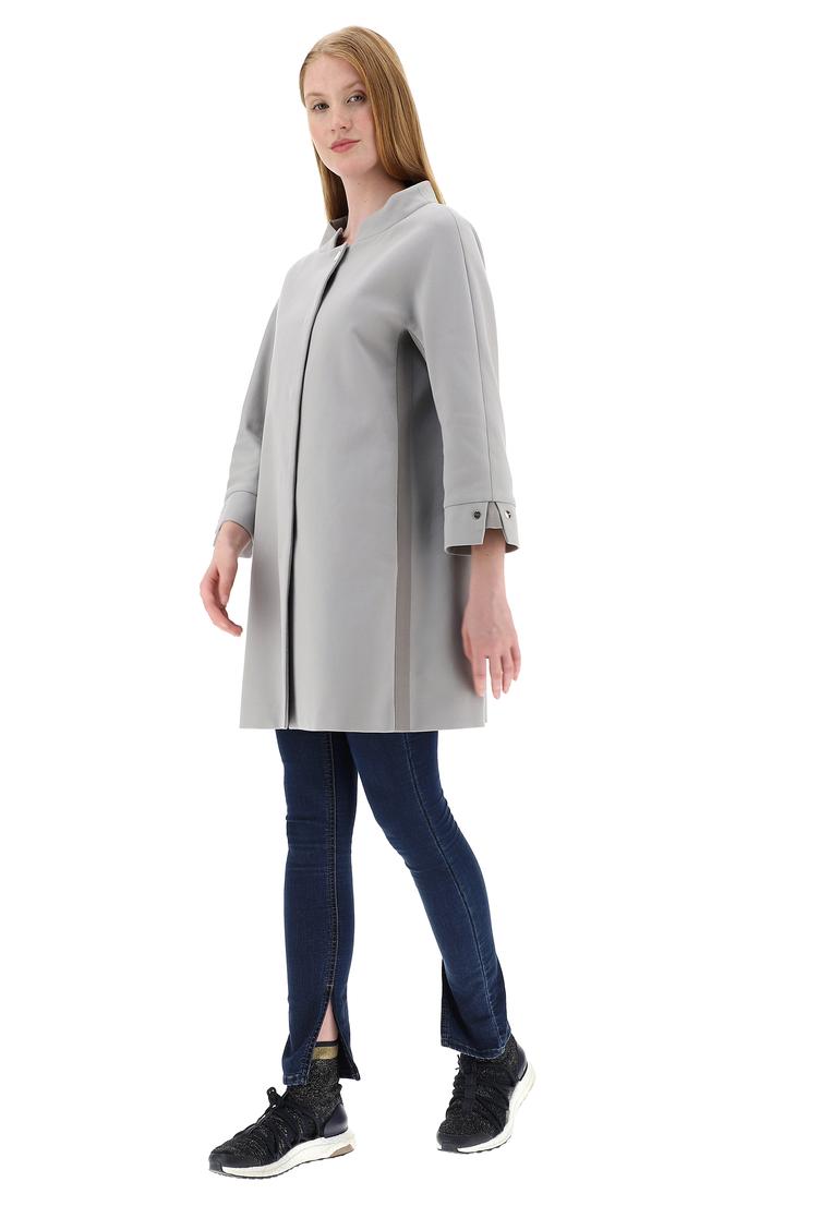 Baumwollmantel weiss