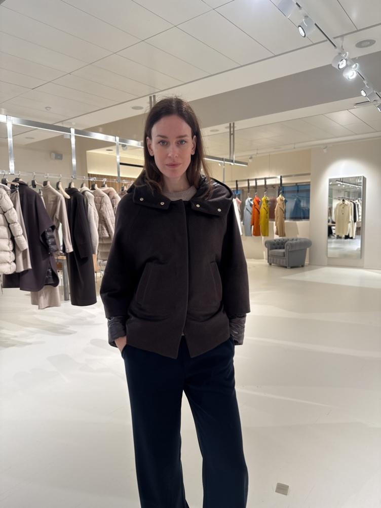 Jacke Cashmere marrone