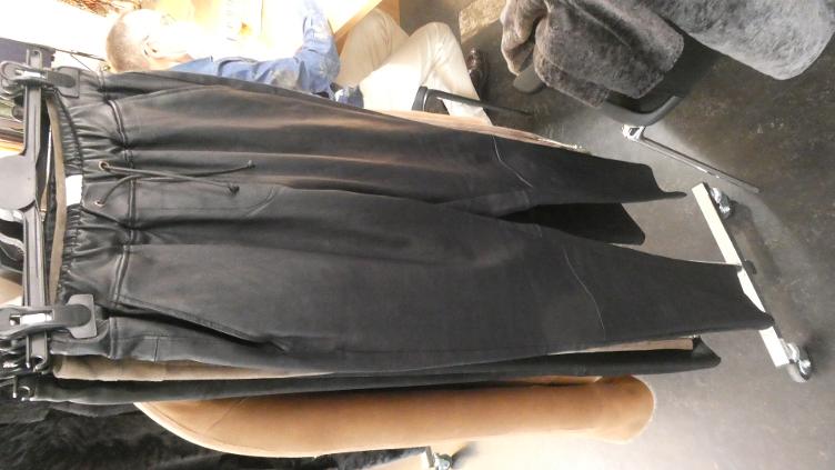 Velours Lederhose Karen AVS Noir - 0
