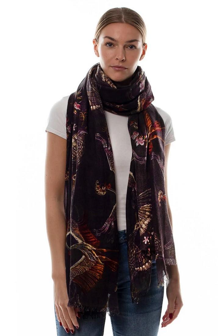 Schal Kranich dark grey