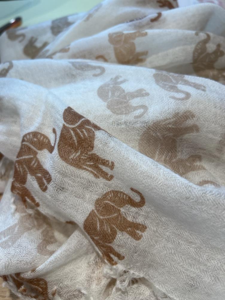Schal elephant print