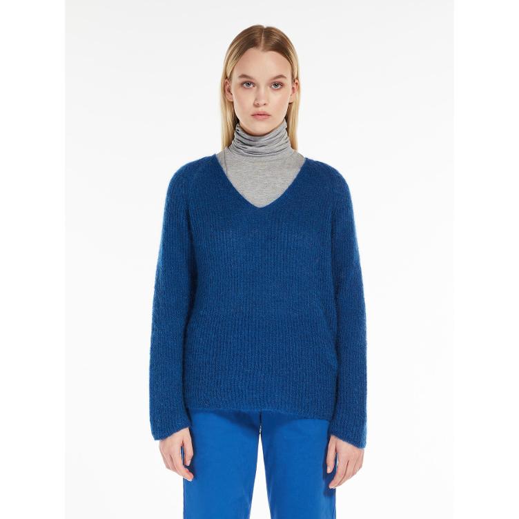 Pulli WASER bluette unito