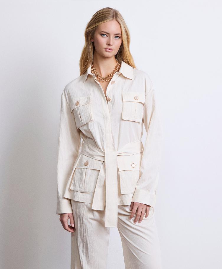 Overshirt Tasconata sand