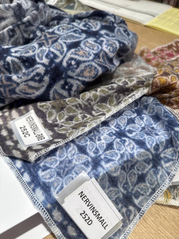 Schal small blau