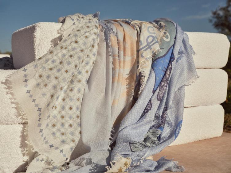 Schal Olmettos light blue