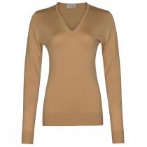 Orchid Sweater V-Neck light camel