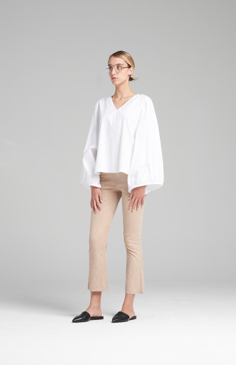 Lederhose beige