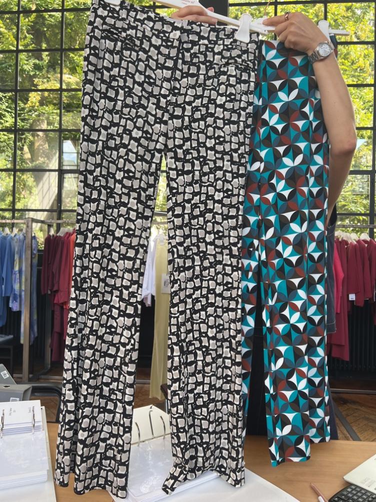 Hose nero/perla